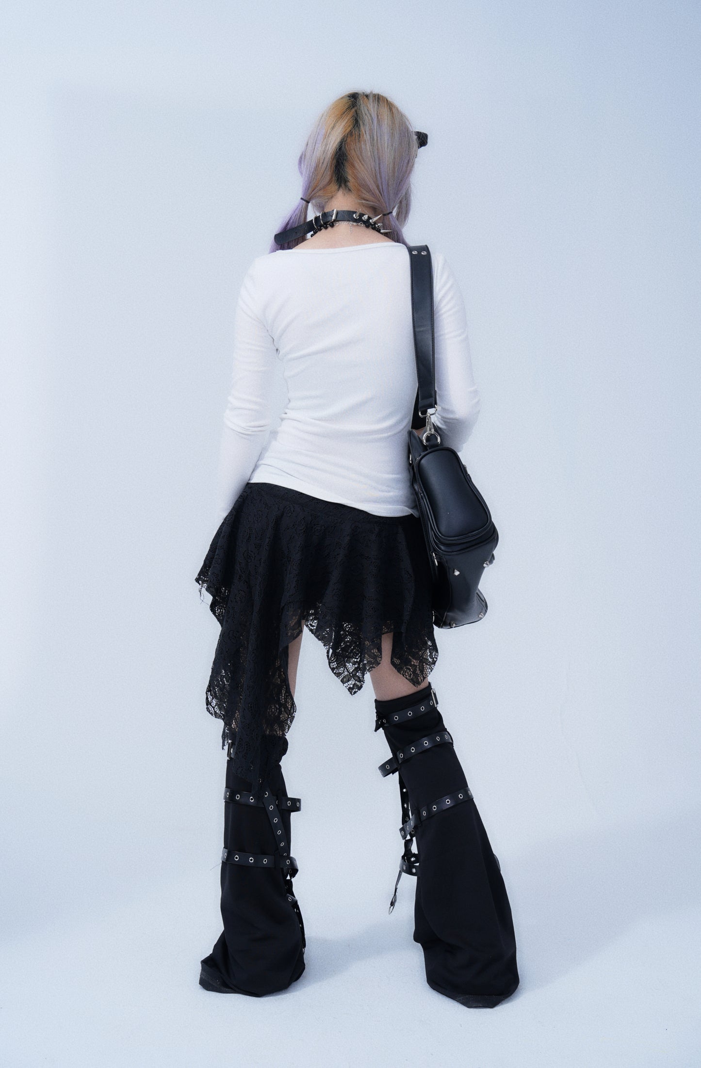 Gothic Cross Long-Sleeve Top