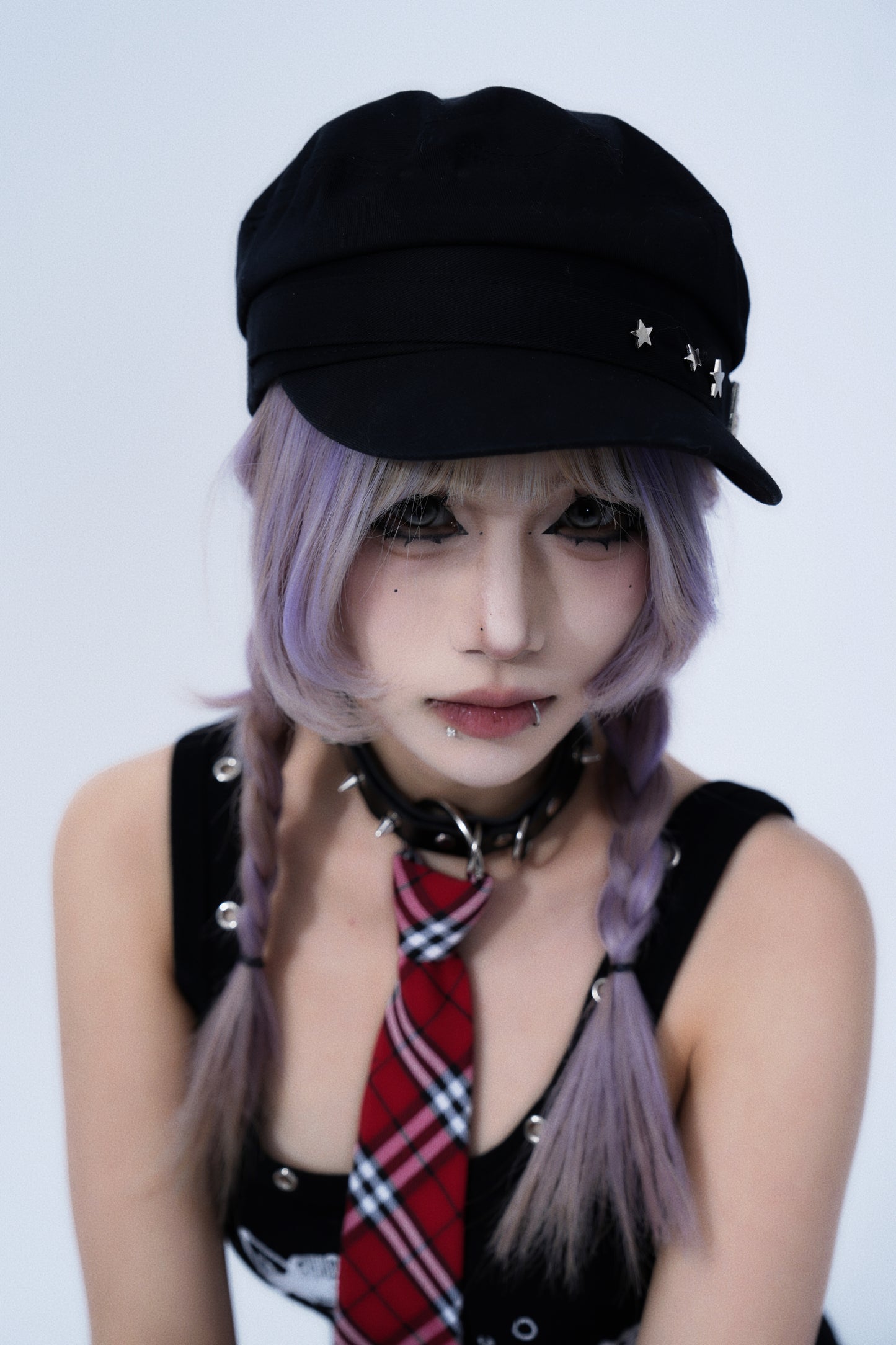Vintage Star-Embellished Military Cap