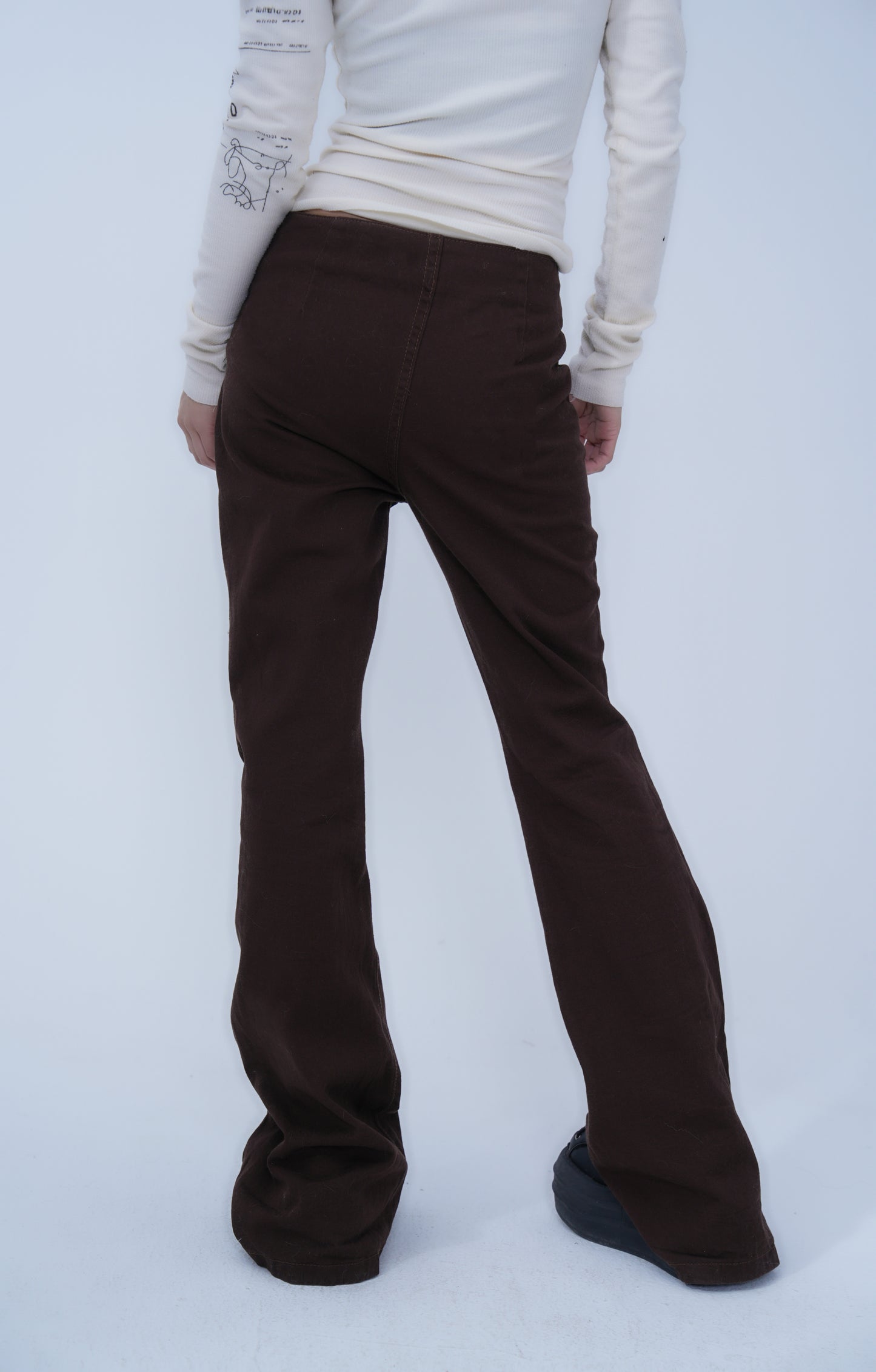 Butterfly & Floral Embroidered Pants