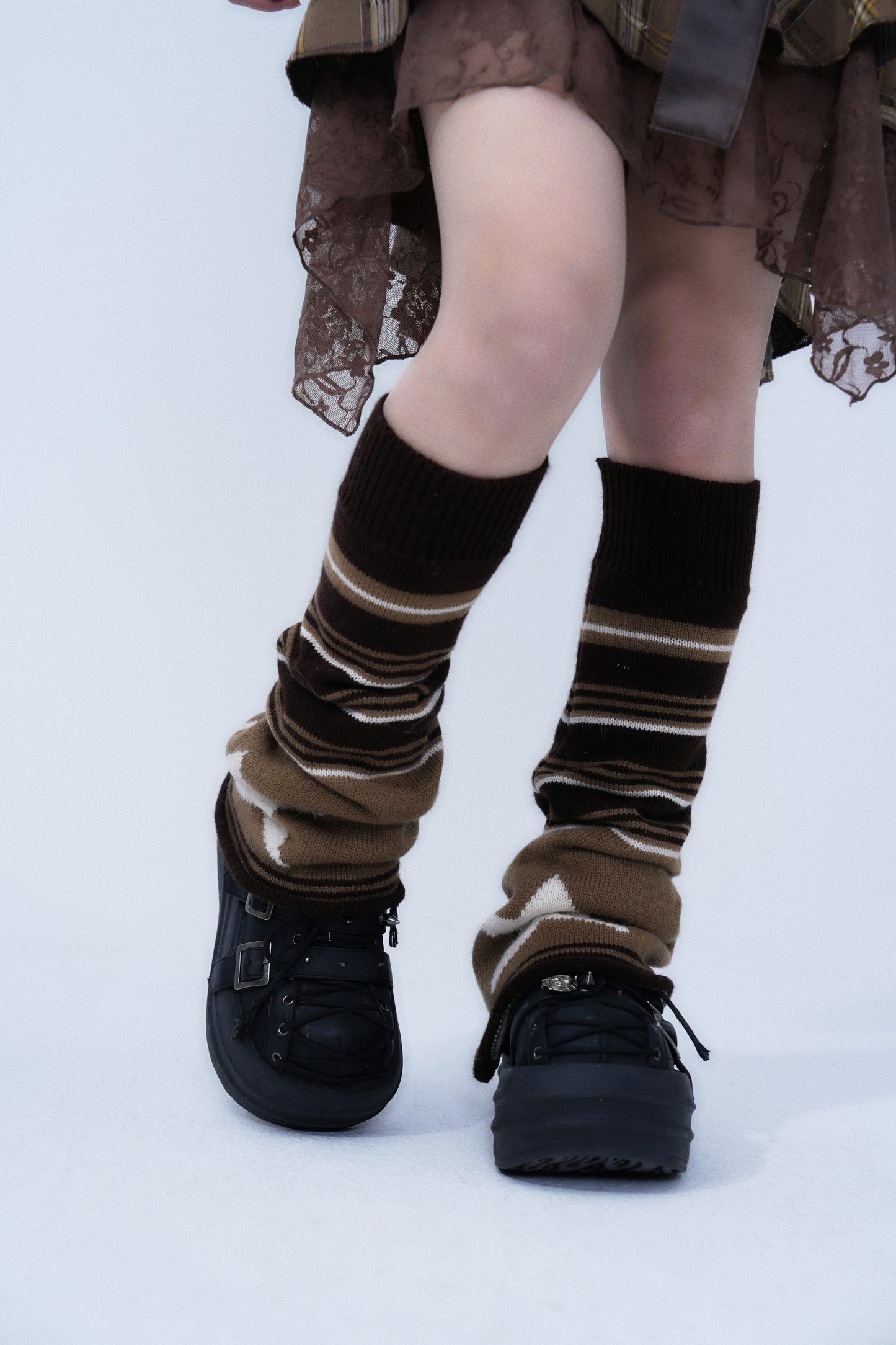 Vintage Striped Slouch Socks – Cozy Winter Essential