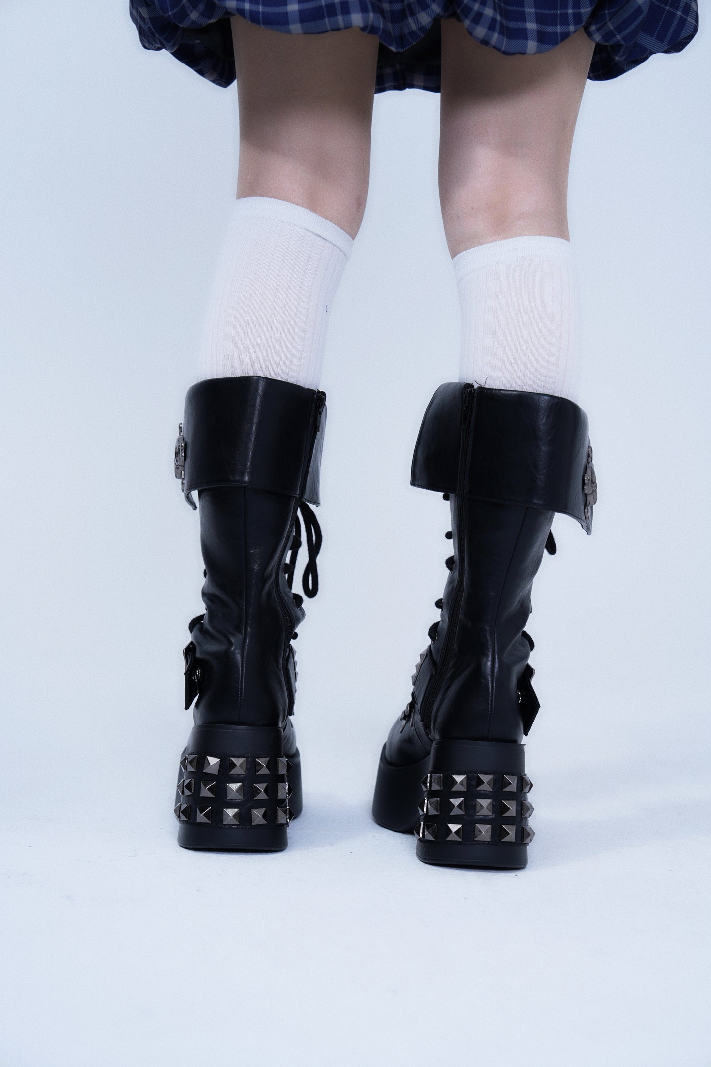 Black Pirate Knee-high Boots