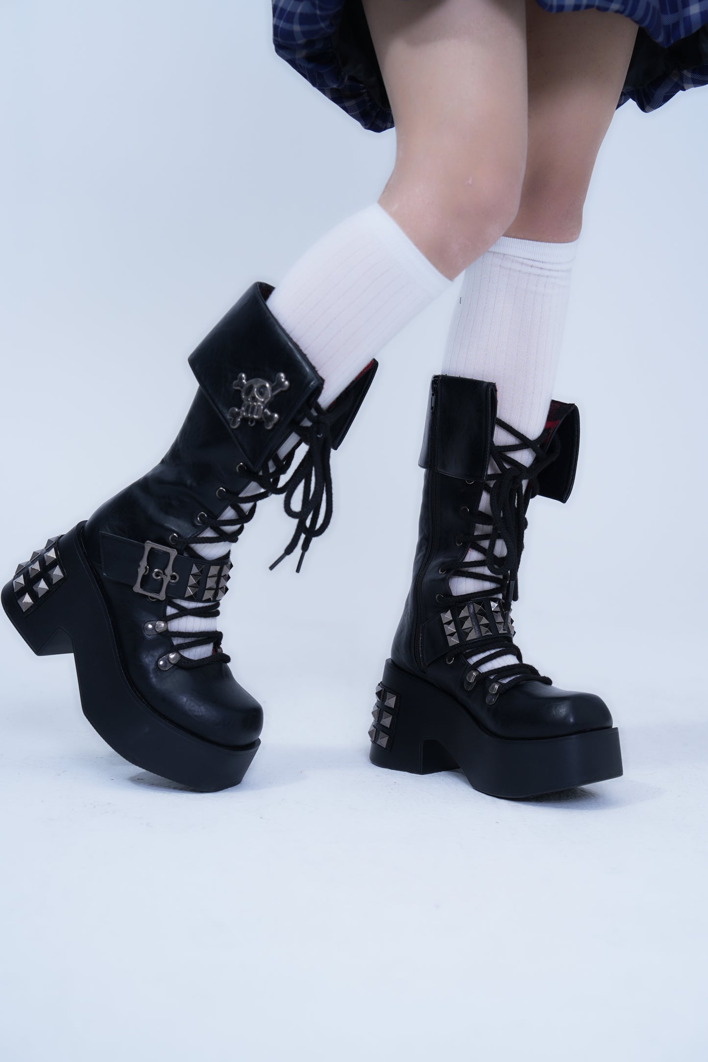 Black Pirate Knee-high Boots