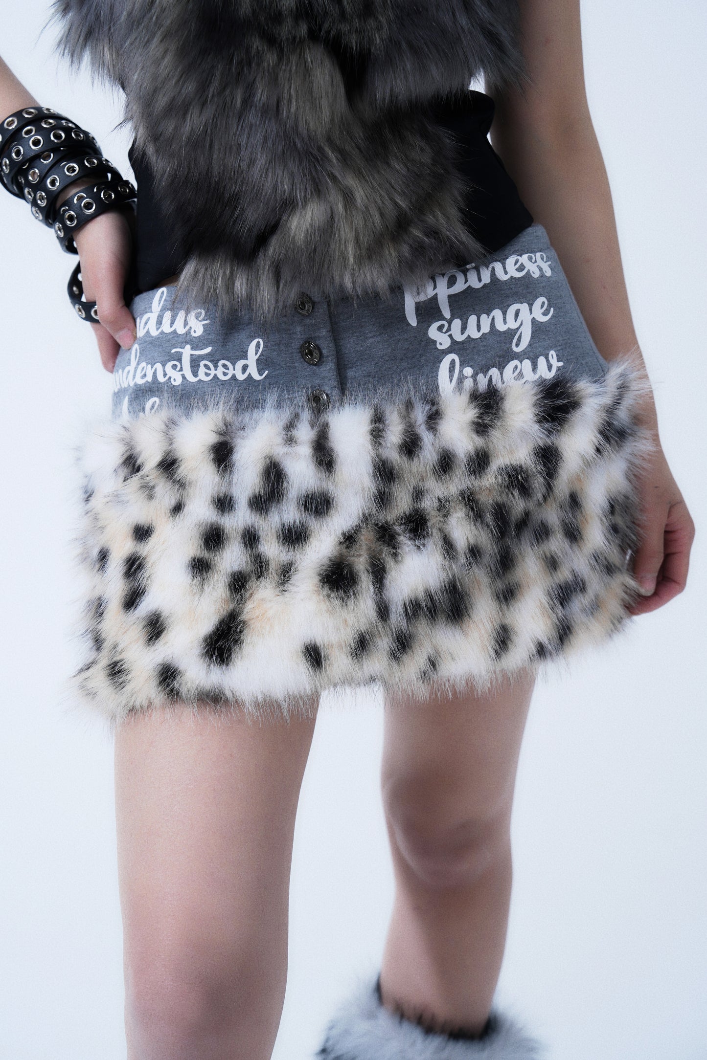 Wild Feline Low-Waist Mini Skirt