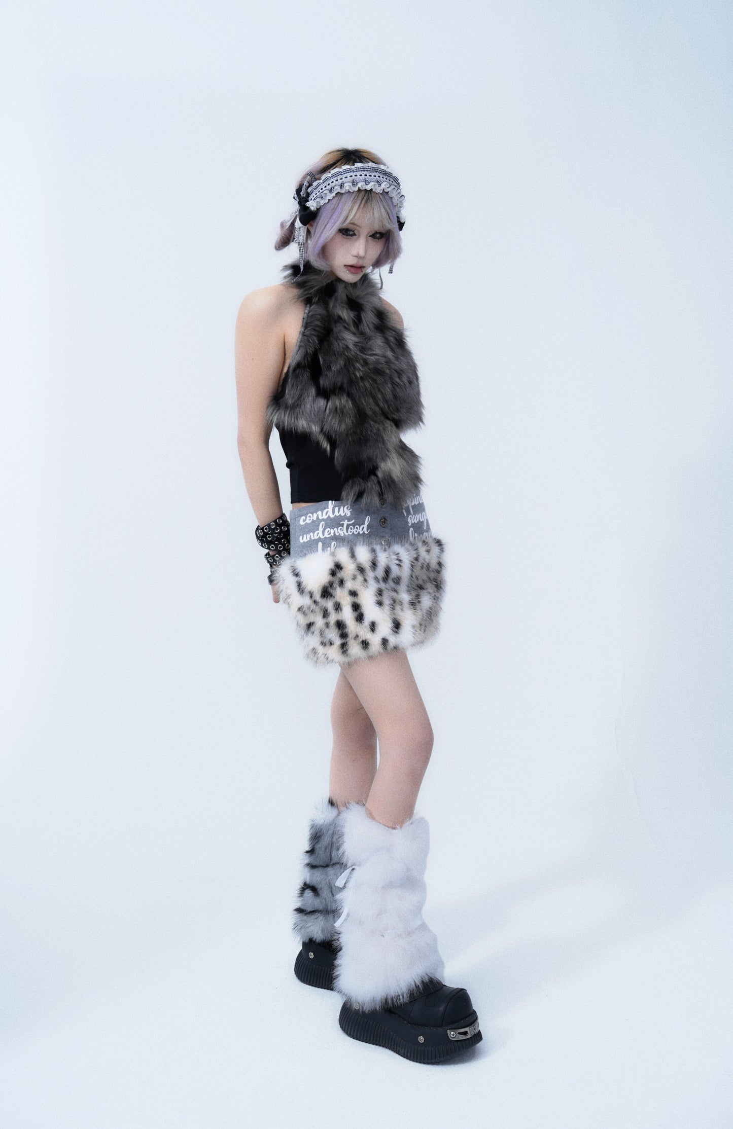 Wild Feline Low-Waist Mini Skirt