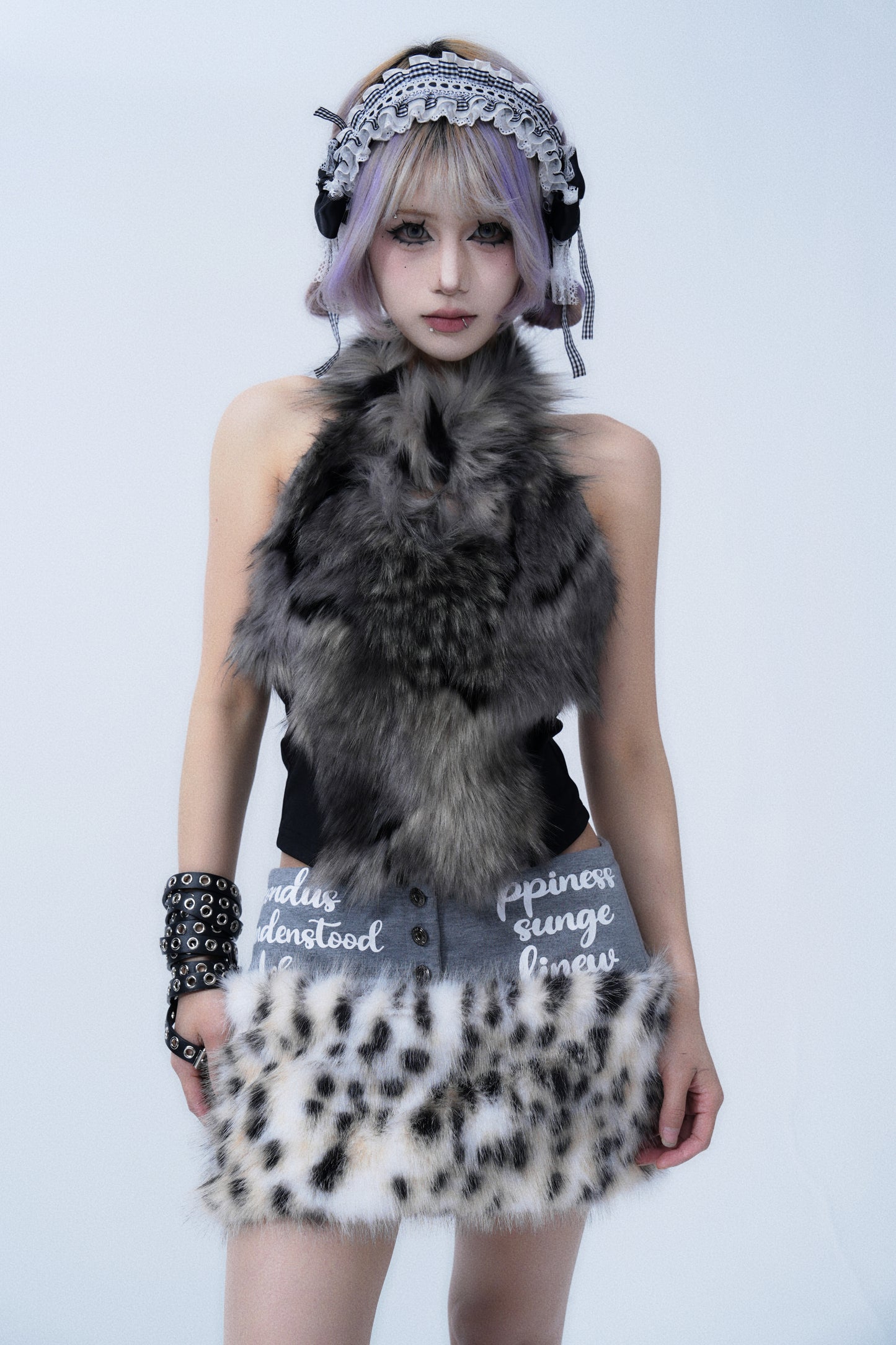 Wild Feline Low-Waist Mini Skirt