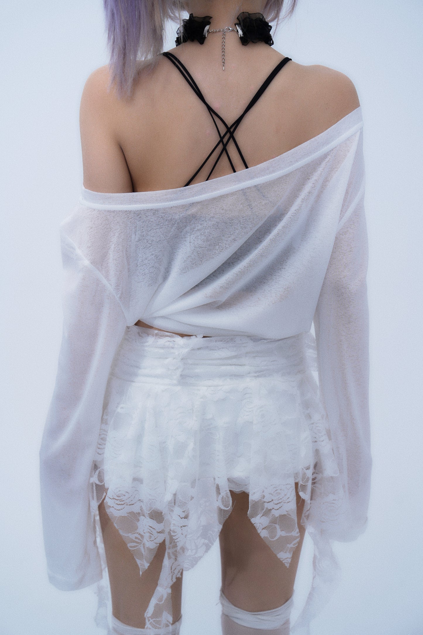 Sweetheart Whisper Mesh Top