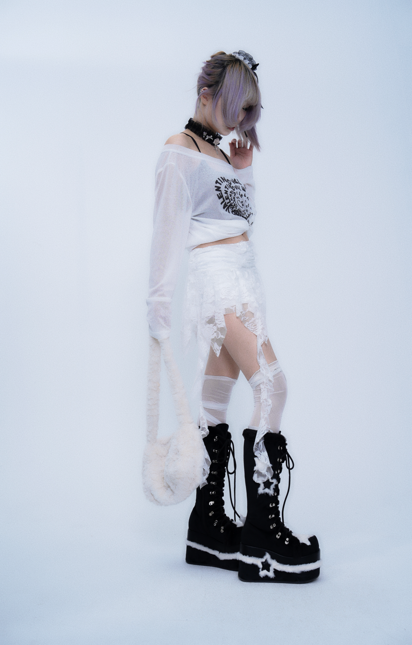 Sweetheart Whisper Mesh Top