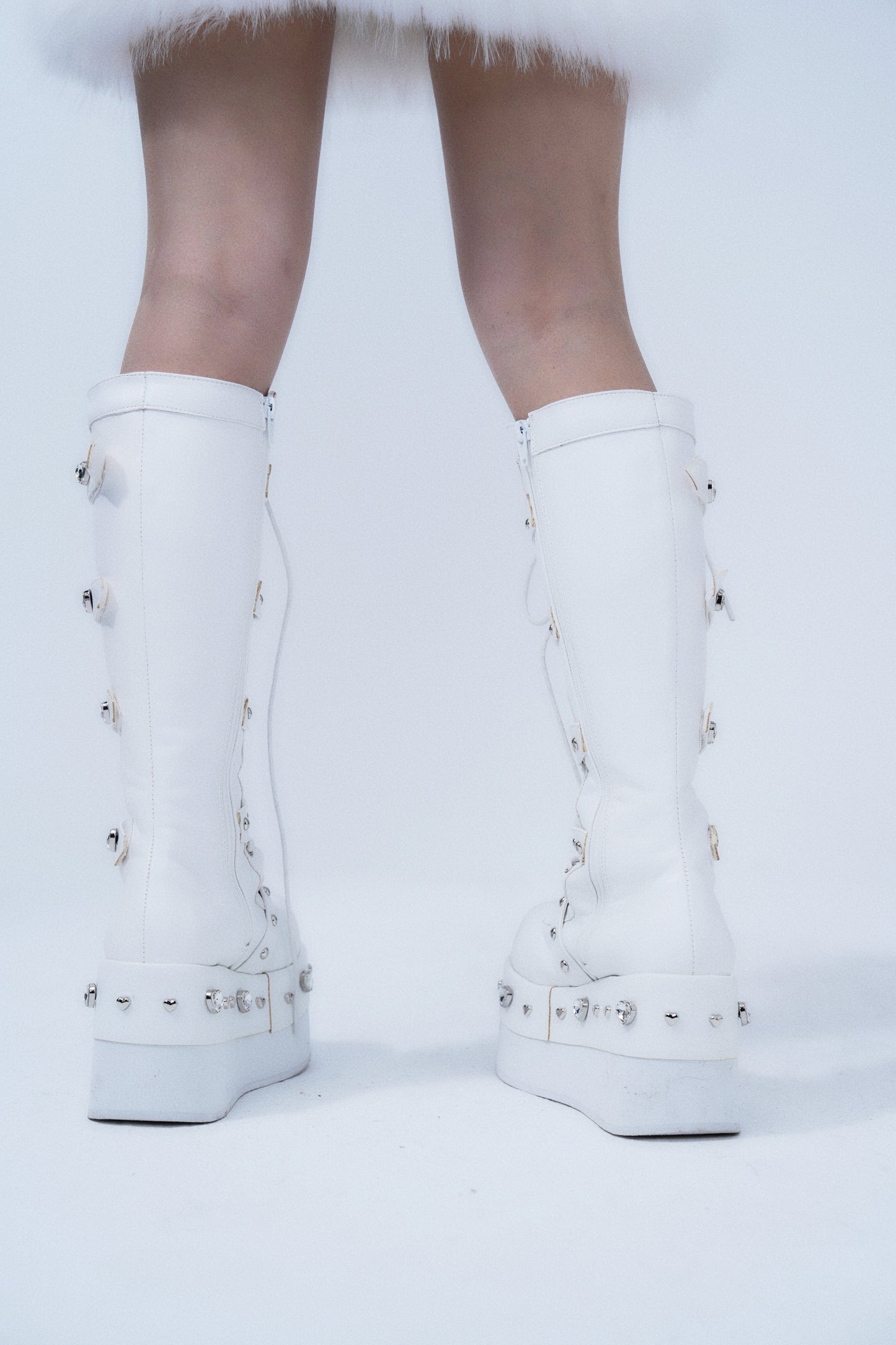 Heartbreaker Diamond Buckle Boots
