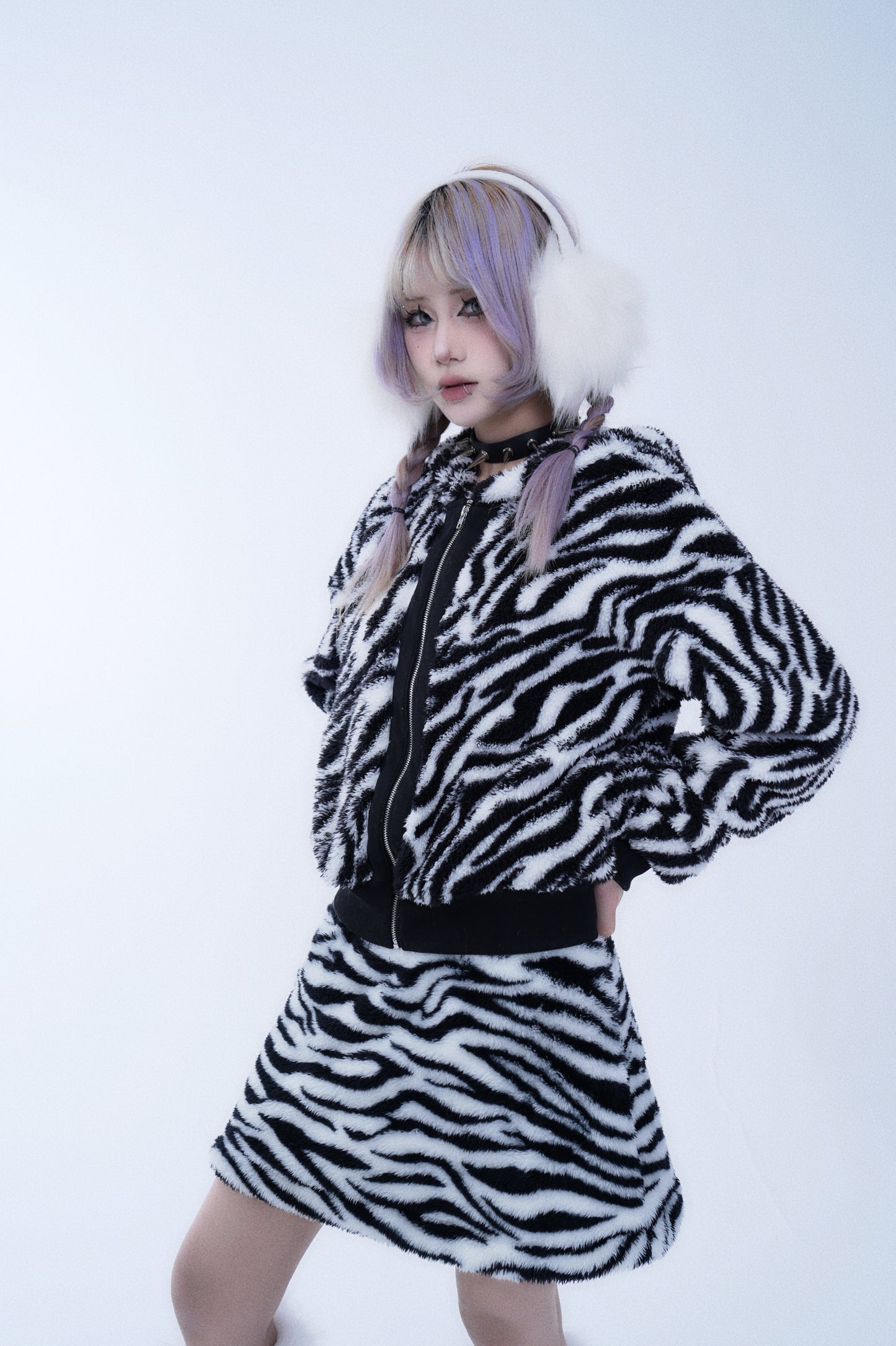 Angry Zebra Bodycon Skirt