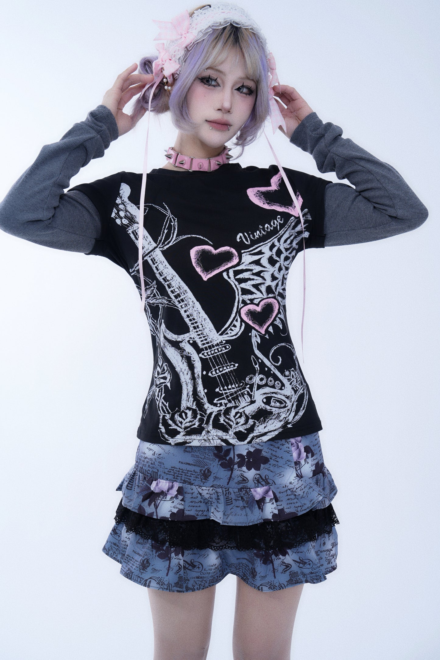 Heartbeat Guitar Layered Top