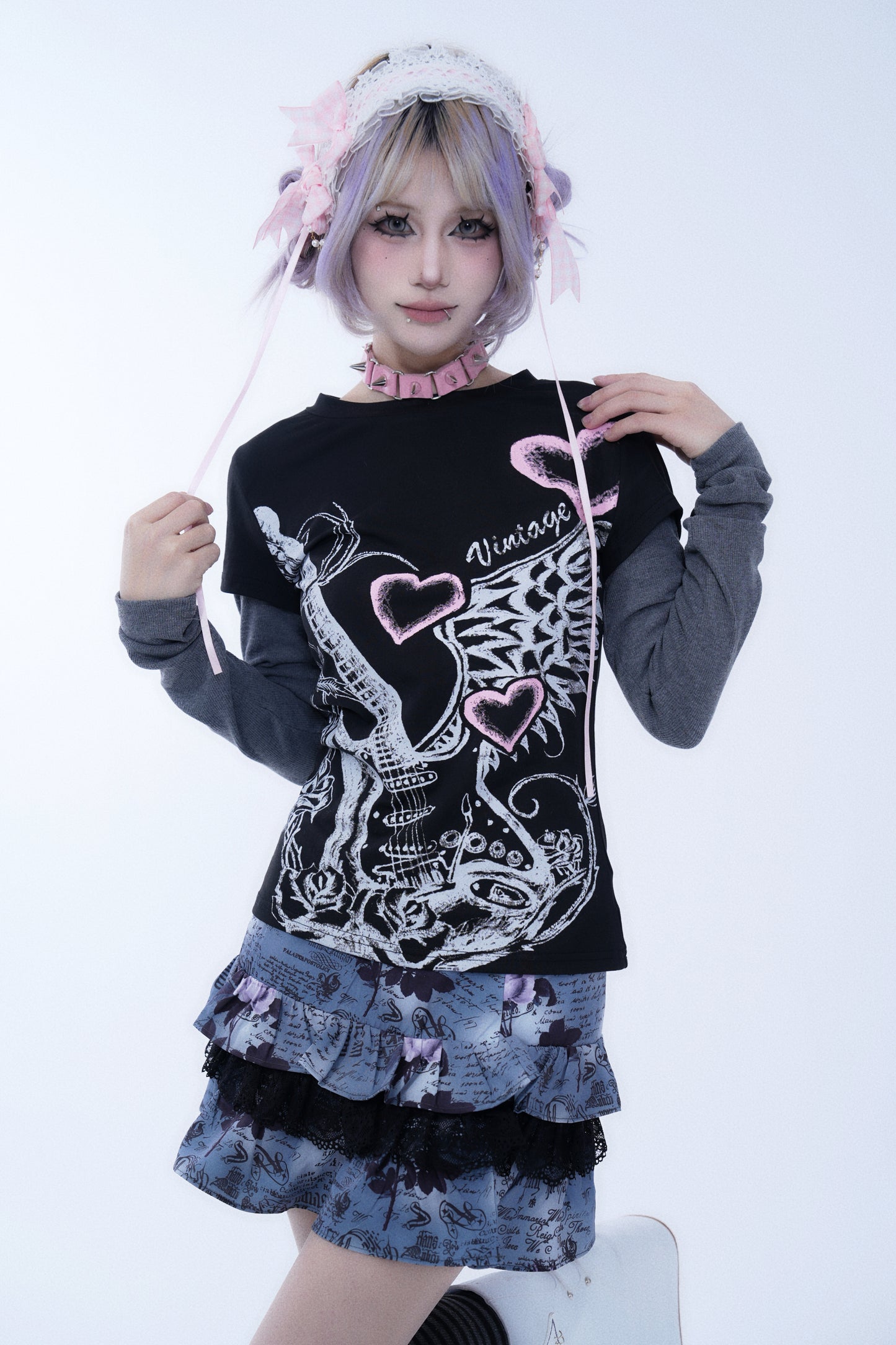 Heartbeat Guitar Layered Top