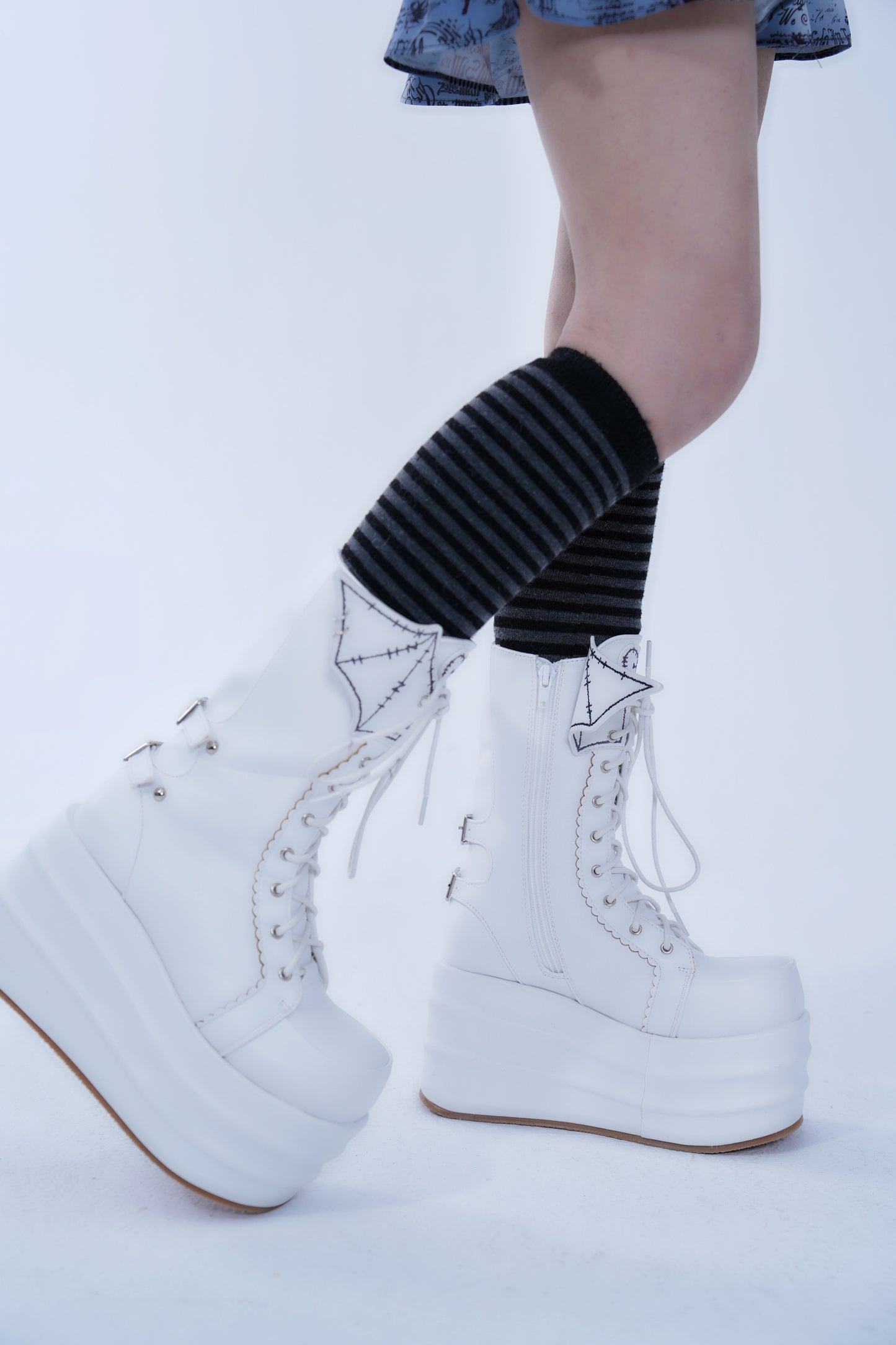 Bone-Eroding Demon Platform Boots