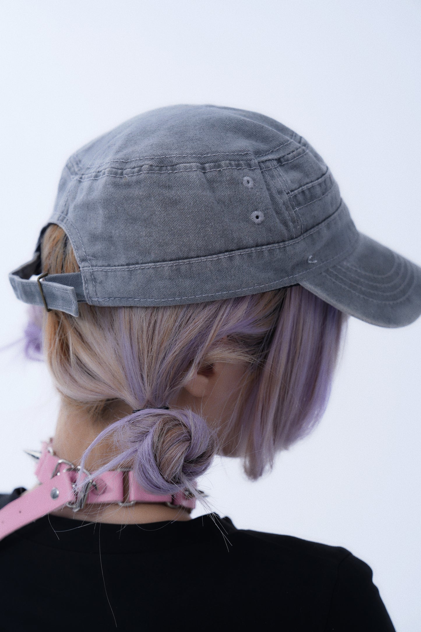 Vintage Washed Military Cap