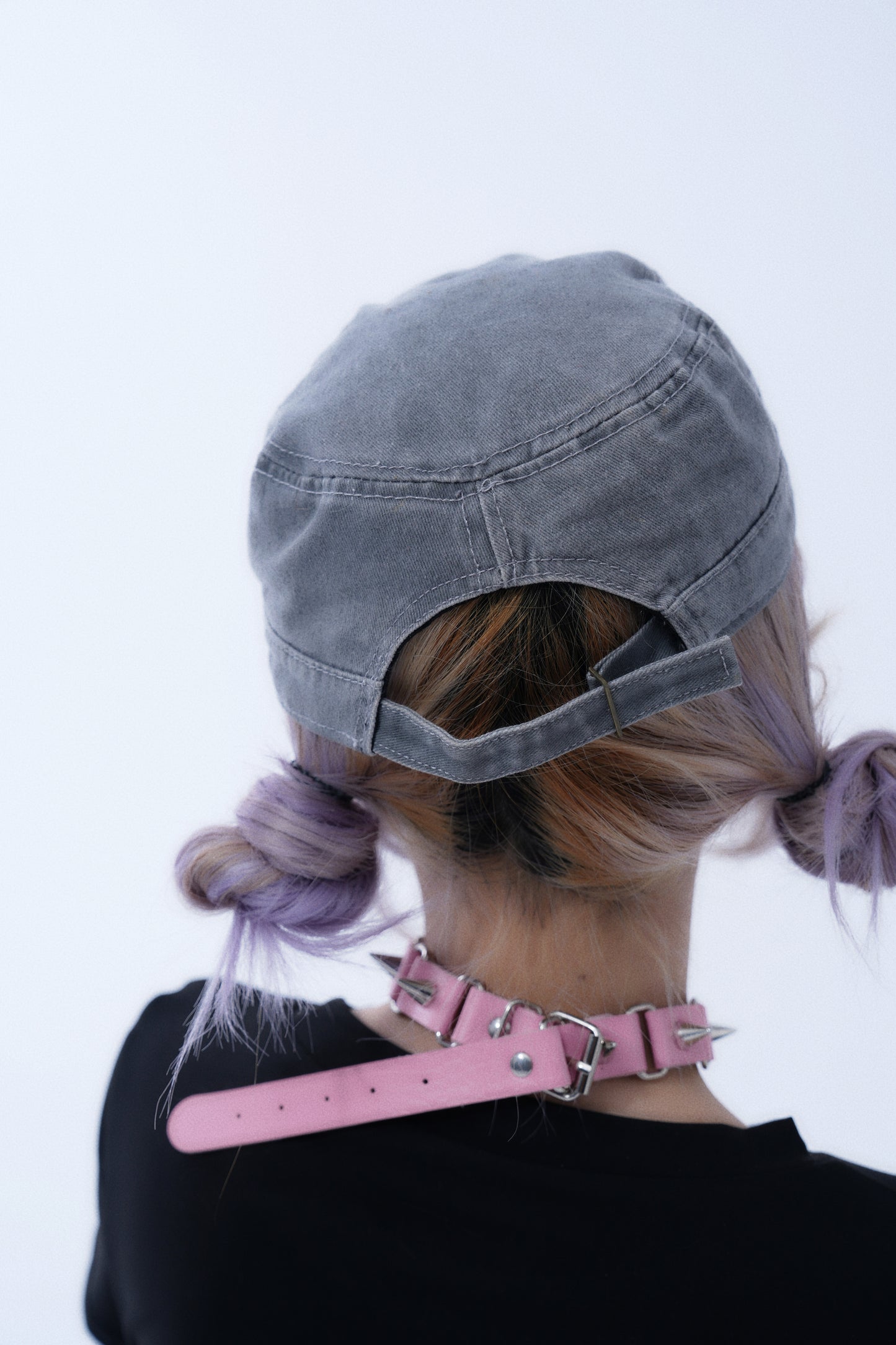 Vintage Washed Military Cap
