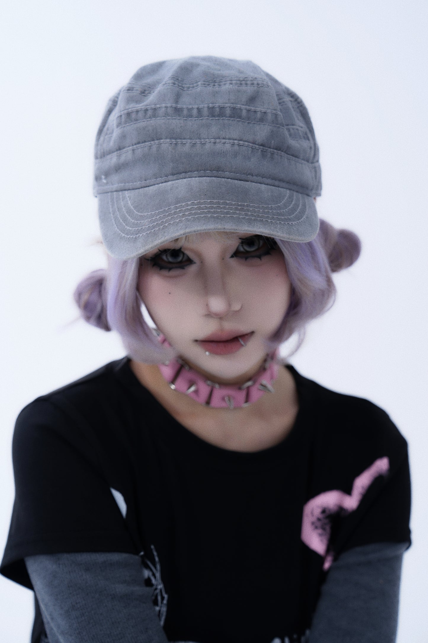 Vintage Washed Military Cap