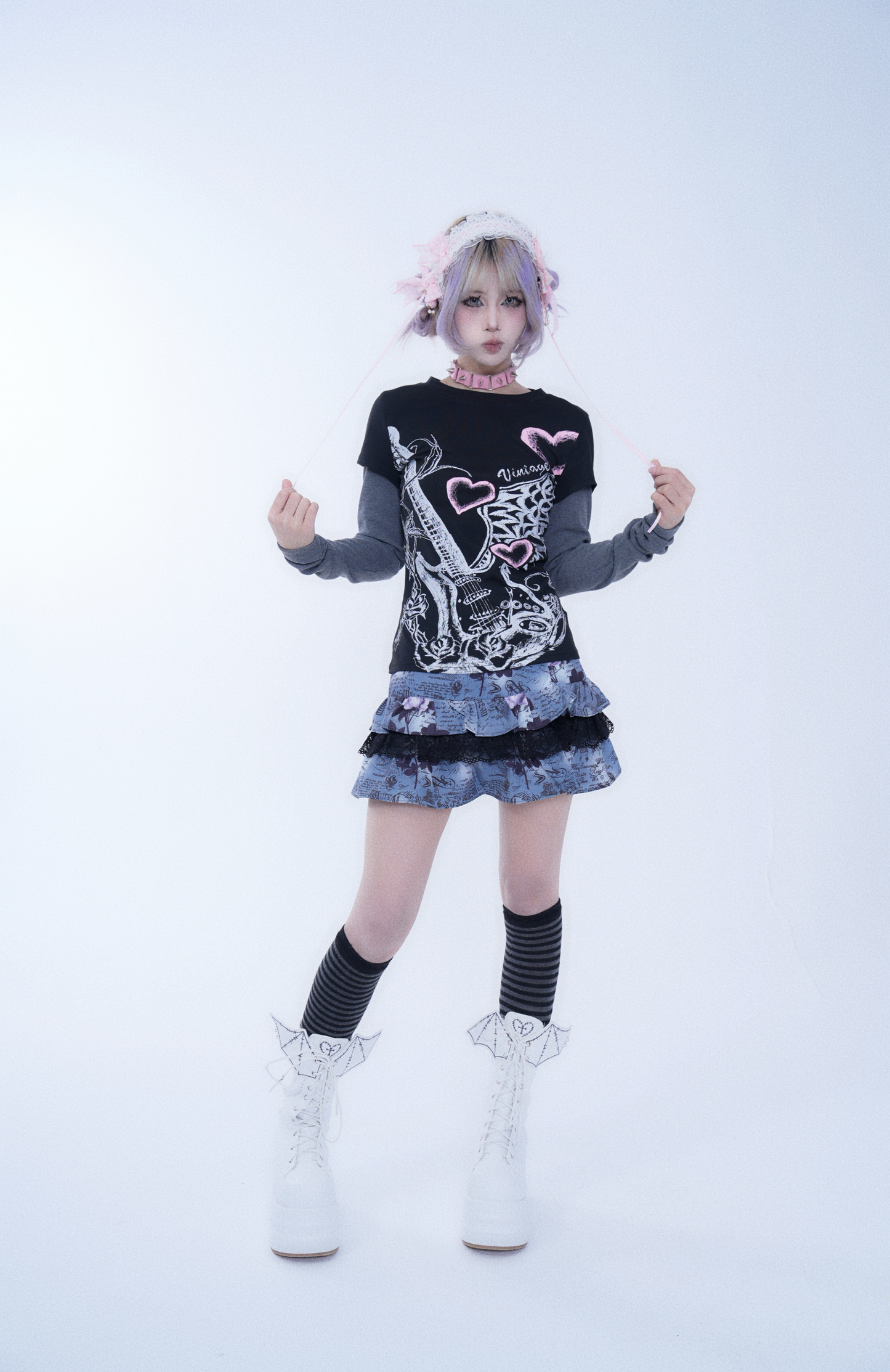 Heartbeat Guitar Layered Top