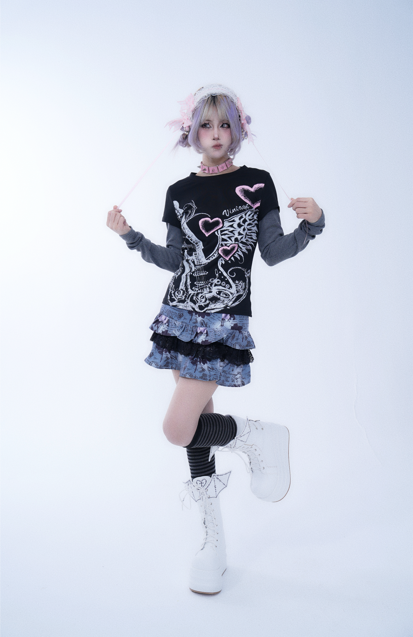Heartbeat Guitar Layered Top