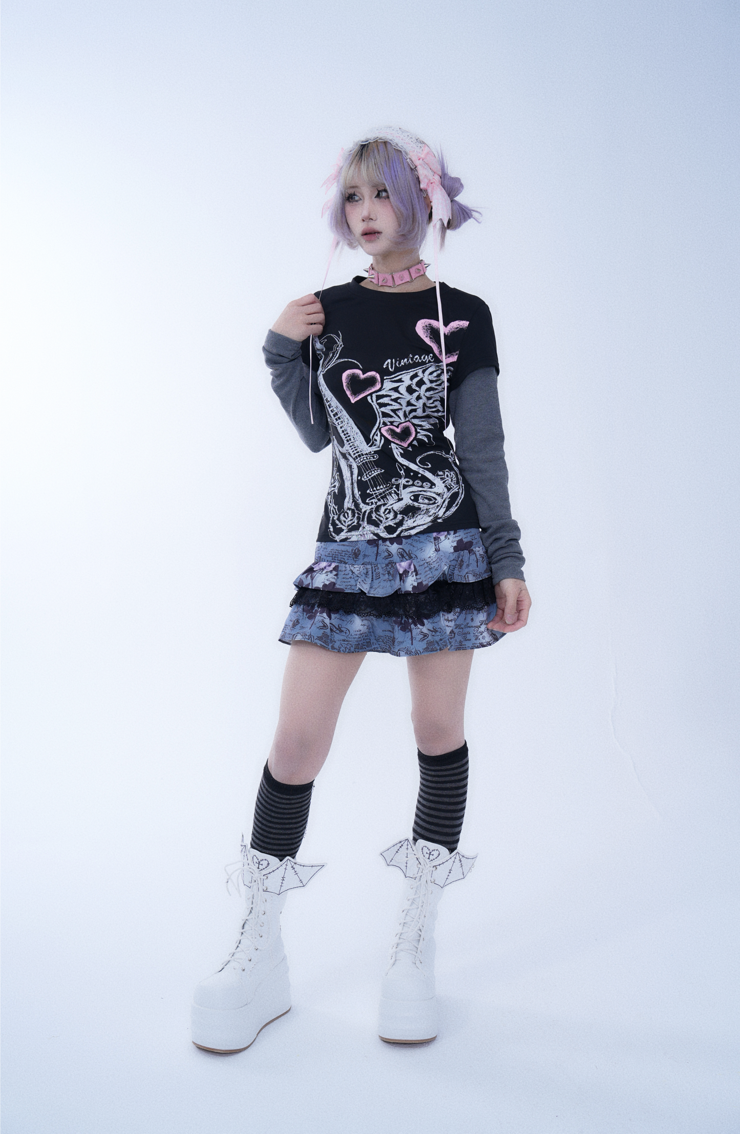 Heartbeat Guitar Layered Top