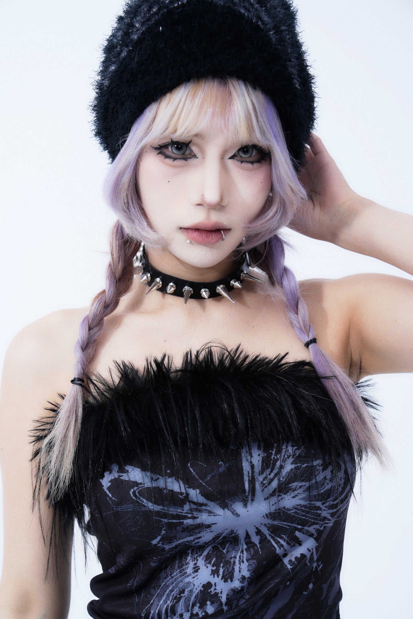 Irregular Studded Choker