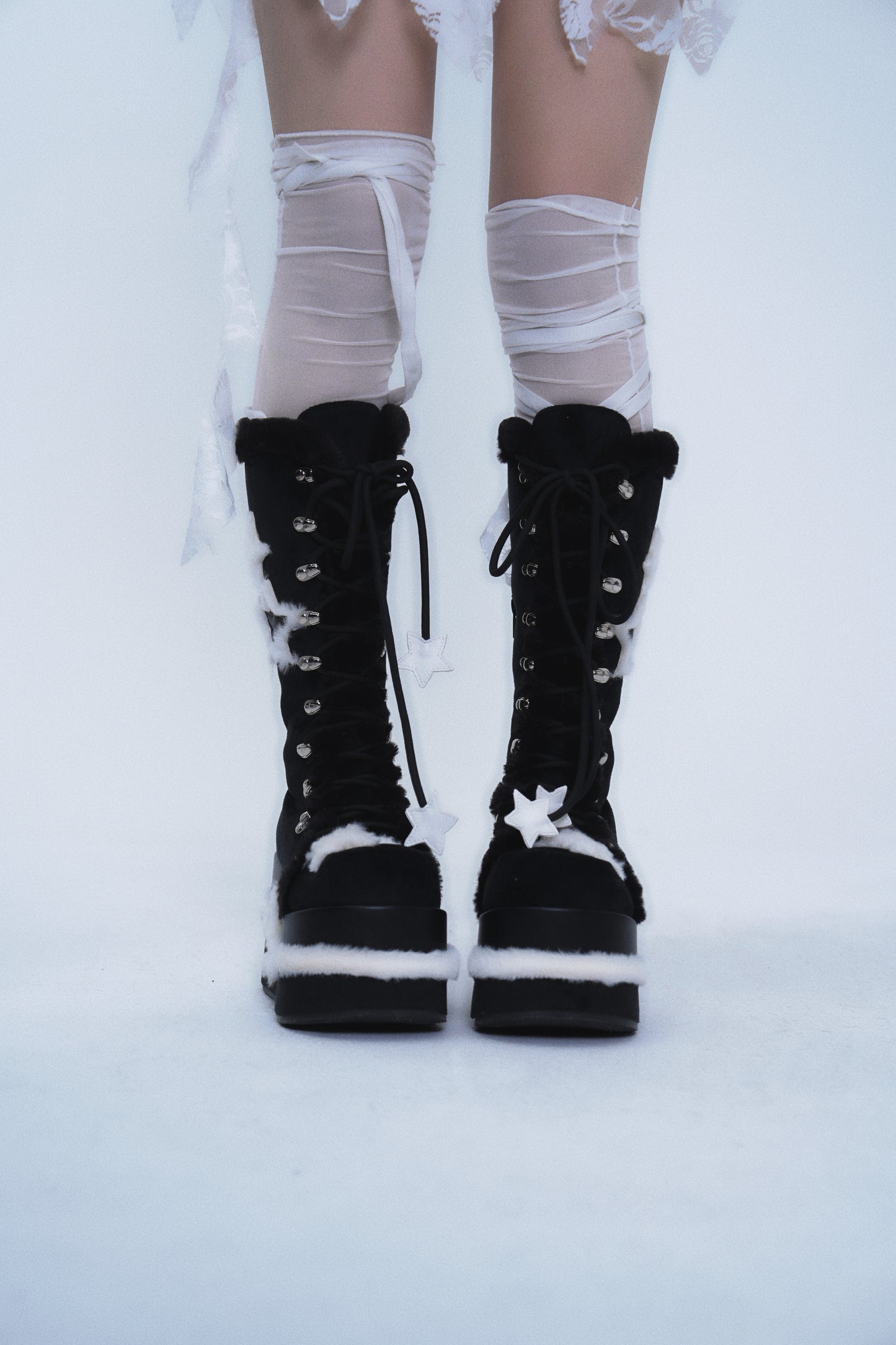 Stellar Fluff Star Platform Boots